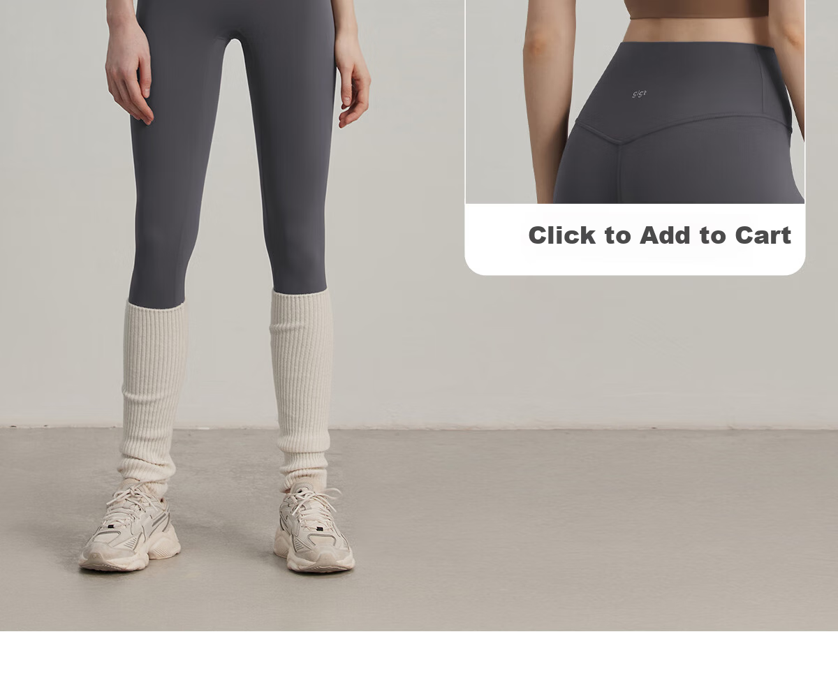 GIGT Jiji Women's High-Waist Slimming Yoga Pants Sports Leggings Daily Running Shark Skin Naked Feeling Fitness Pants 23