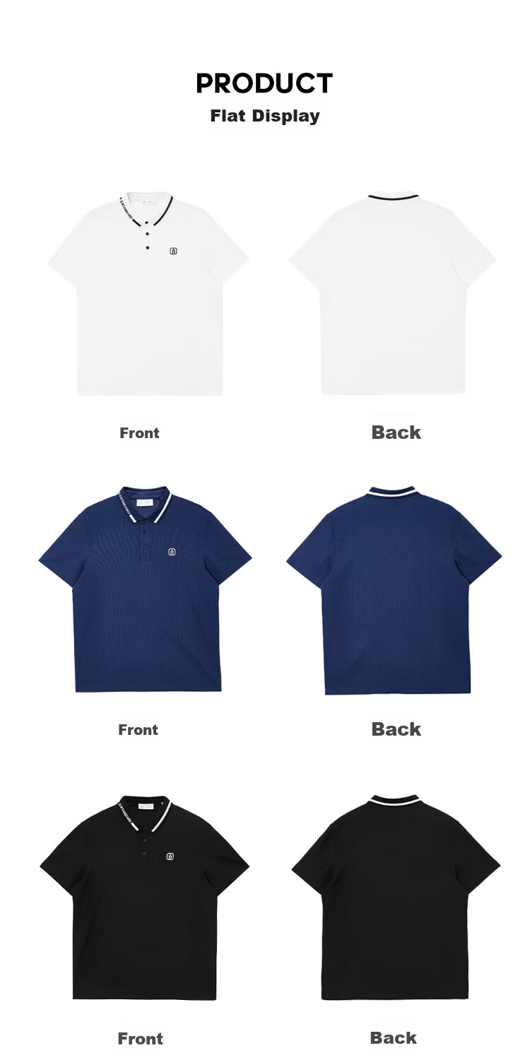 JACK&JONES Men's Spring Cool Feeling Polo Short Sleeve Trendy Casual Business Embroidered 226106026 17