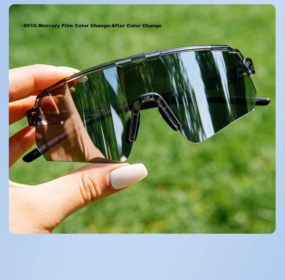 Kashiman Cycling Glasses Road Bike Sunglasses Men Women Day Night Windproof Photochromic Outdoor Running Sports Sunglasses 9