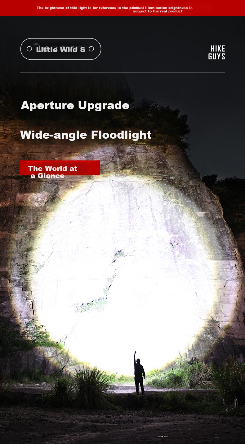 Xiaoyeren High-Power Rechargeable Flashlight Ultra-Bright Military Patrol Home Work Long Battery Life Outdoor Hiking Lighting Lamp 7