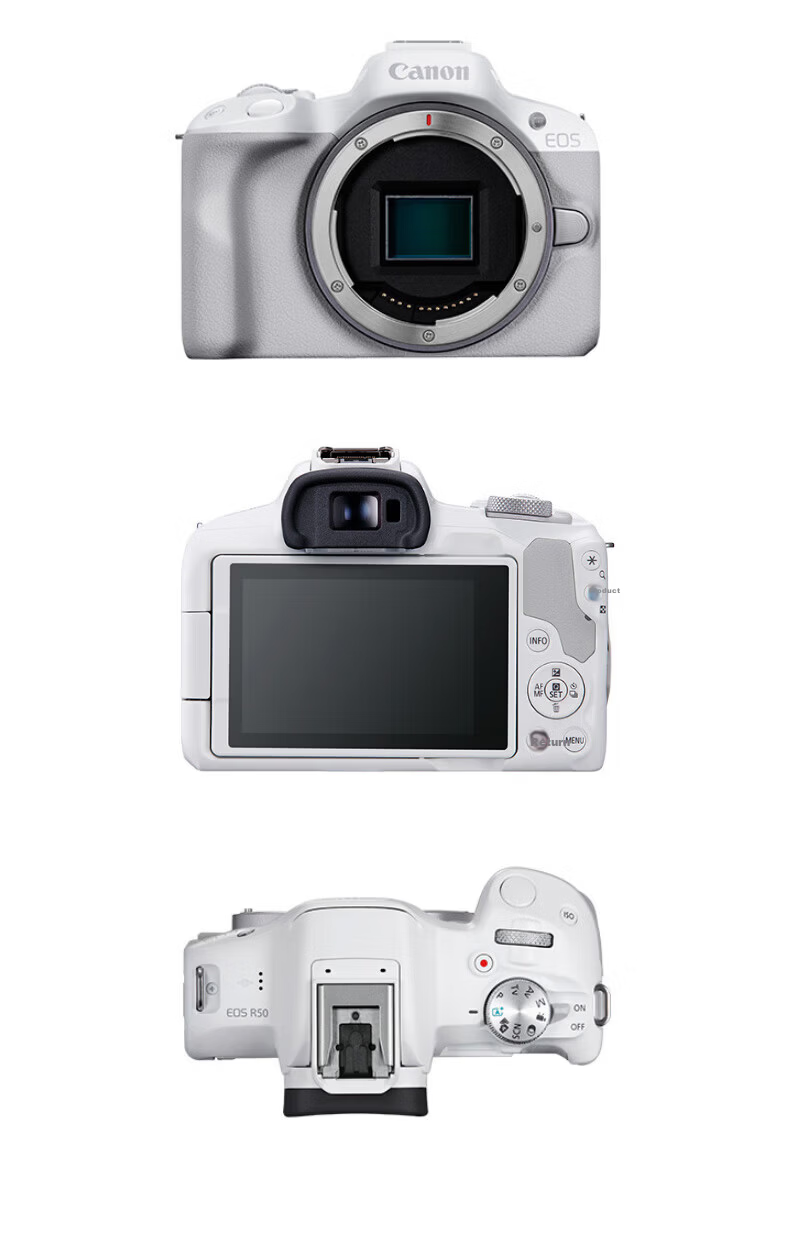 Canon R50 Entry-Level Mirrorless Camera Vlog Shooting 4K Video Selfie Half-Frame APS-C Student Travel Home Street Photography Kit 13