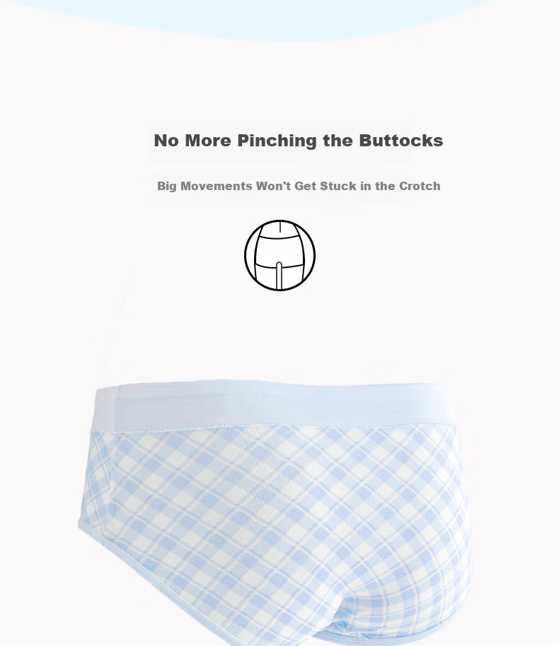 Ariel & Aurora Girls' 100% Cotton Underwear, Class A, Antibacterial, Triangle Briefs for Girls Ages 6-12, Student Girls 5
