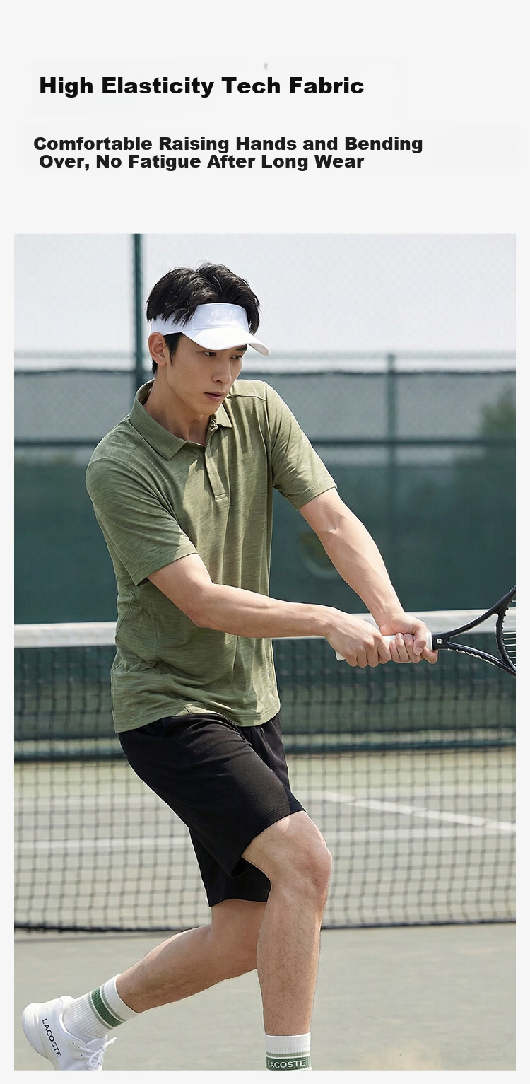 JD Jingzao Outdoor Quick-Dry Polo Shirt Short Sleeve Men 2026 Summer New PowerDry Hiking Mountaineering Cationic Black 2XL 11