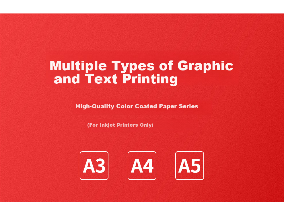 ZHIYIN A5 Coated Paper Inkjet Printing Paper Business Cards Menus Glossy Double-Sided Photo Paper White Card Cover Paper Glossy Photo Paper Color Inkjet Paper 120g 9