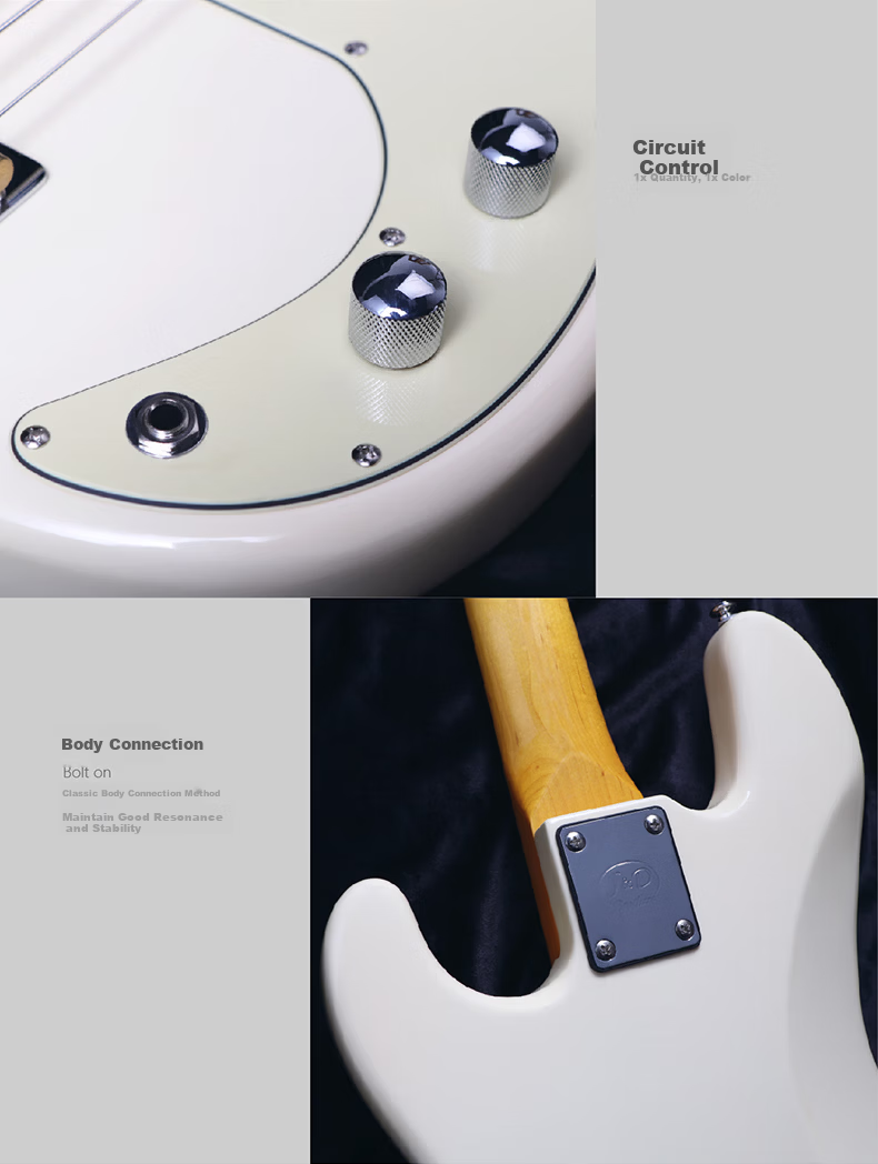 J&D Guitars Electric Bass JD Bass Yamada Ryo PB-1963 Beginner Guitar Starter Kit 7