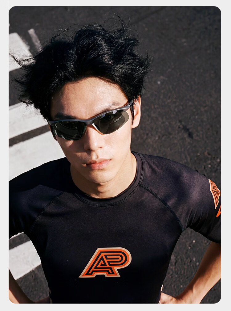 JD Jingzao [Aviator] Lightweight Colorful Cycling Glasses Sports Travel UV Protection Sunglasses Iridescent Blue 6