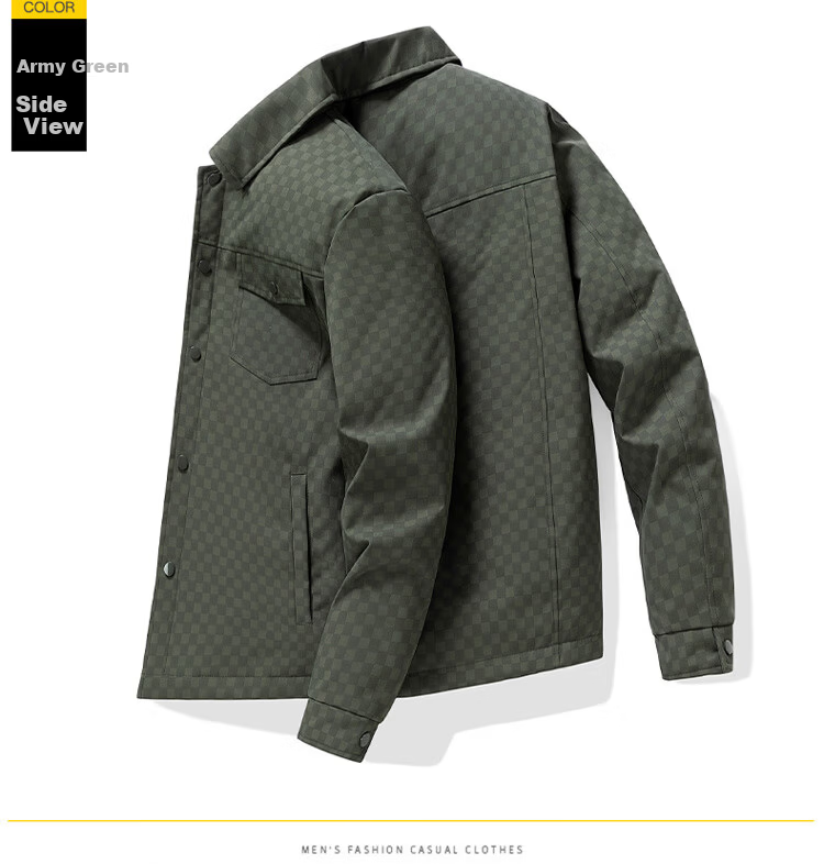 Miiow Men's Autumn Winter Down Jacket Casual Lapel Versatile White Duck Down Windproof Warm Black XL 9