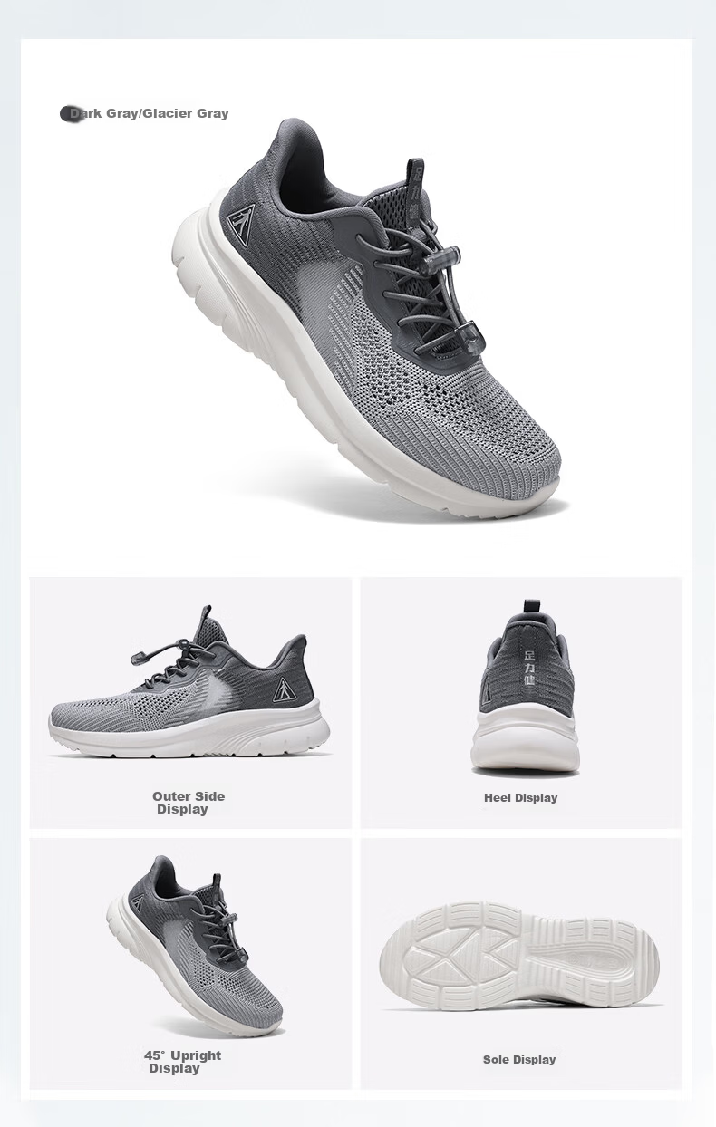 Zulijian Non-Slip Elderly Men's Shoes 2026 Spring Summer New Breathable Mesh Sports Casual Shoes Middle-Aged and Elderly Dad Running Shoes 7