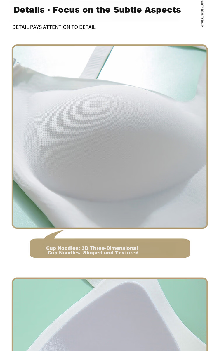 MiiOW Summer Lightweight Foundation Liquid Bra Women's Backless Wireless Bra Small Chest Enhancing Anti-Sagging Bra 22