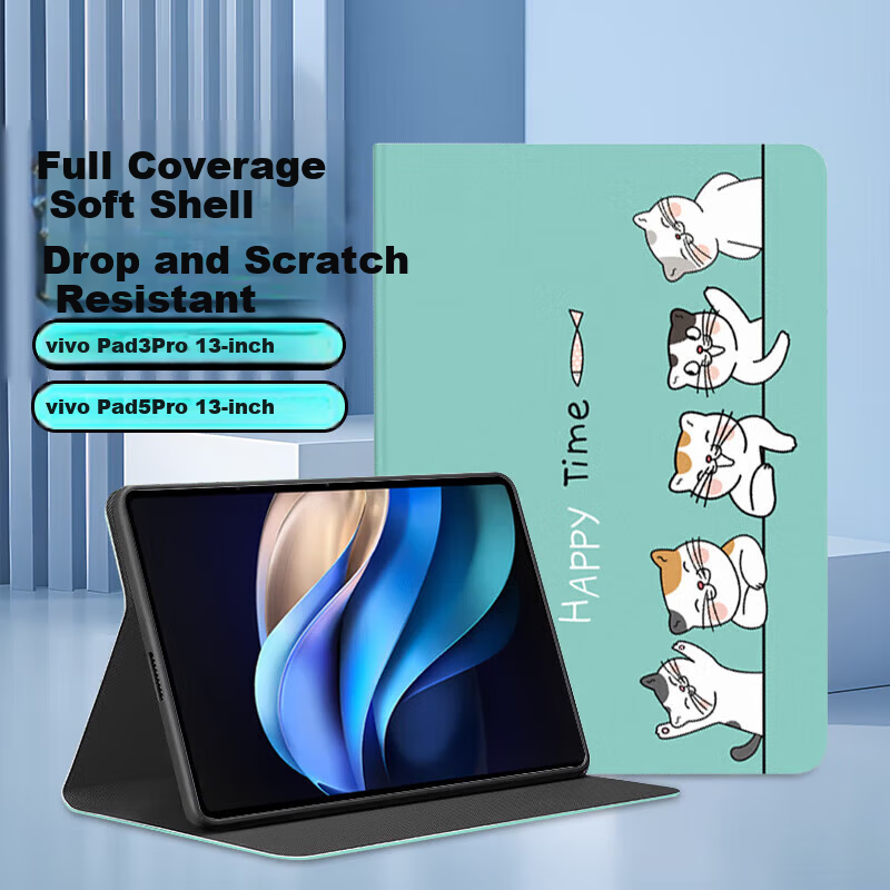 Seehan Protective Case for vivo Pad 5 Pro/3 Pro 13-inch 2025 Dimensity Edition iQOO Pad 5 Pro Universal Vivo Tablet Creative Full-Cover Shockproof Case