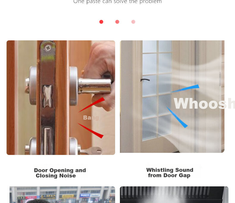 Oumai Anti-theft Door Sealing Strip 10x6mm Weatherproof Soundproof Door Gap Insulation Strip 3