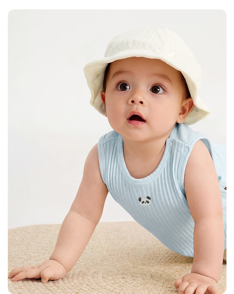 Balabala [balaOne] Baby Vest Infant Summer Outerwear 2026 Cotton Two-Piece Set 7