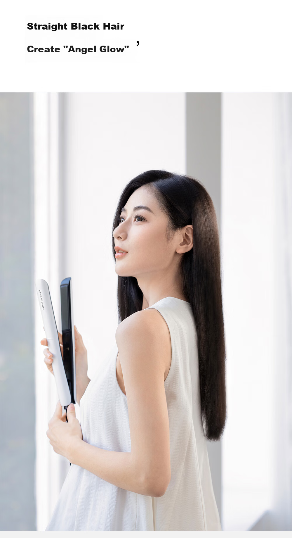 AKiracosme AC-R1 Multi-Function Hair Straightener and Curler Ion Hair Care Flat Iron Curling Iron Gift for Women 4