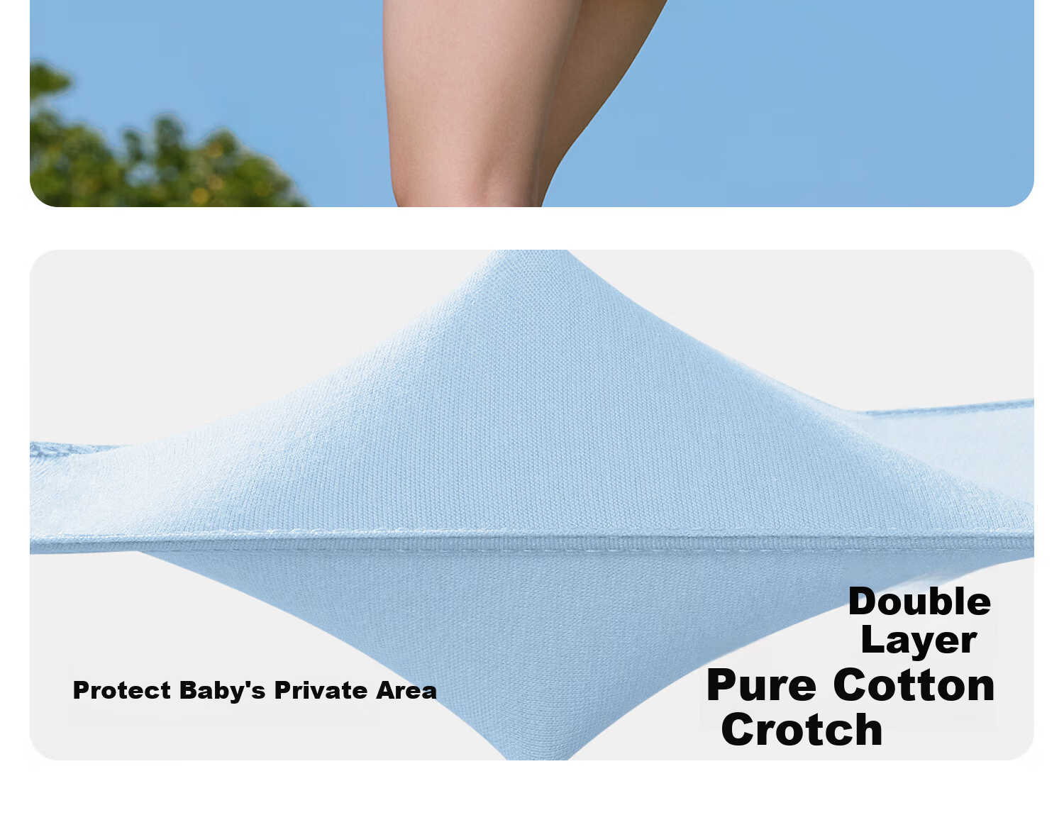 BADIGAO Disposable Cotton Children's Underwear Daily Use Boys Girls Boxer Medical Grade Sterile Wash-Free Shorts 10