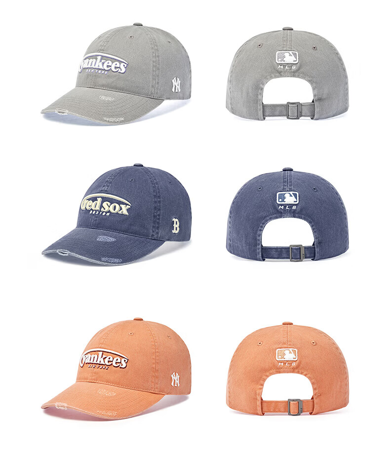 MLB Unisex Couple Trendy Soft Top Baseball Cap 26 Styles [520] 3ACPV106N-50ORN 28