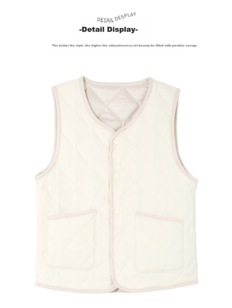 Woodpecker Women's Wool Vest Outerwear 2025 Autumn Winter New Lightweight Thickened Warm Vest for Moms Black L 24