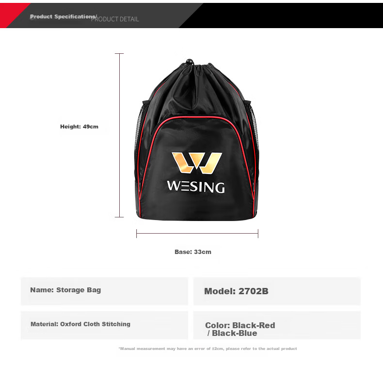 Jiurishan Boxing Gear Bag Combat Gloves Sports Equipment Backpack Training Drawstring Bag Blue Stripes 5