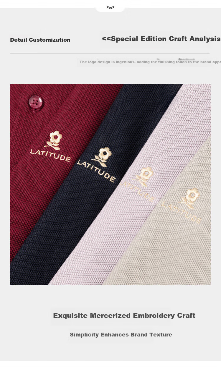 MONTAGUT Men's Lunar New Year Polo Shirt Long-Staple Cotton Mulberry Silk Linen Soft Comfortable Long Sleeve T-Shirt Linen Apricot XL 6