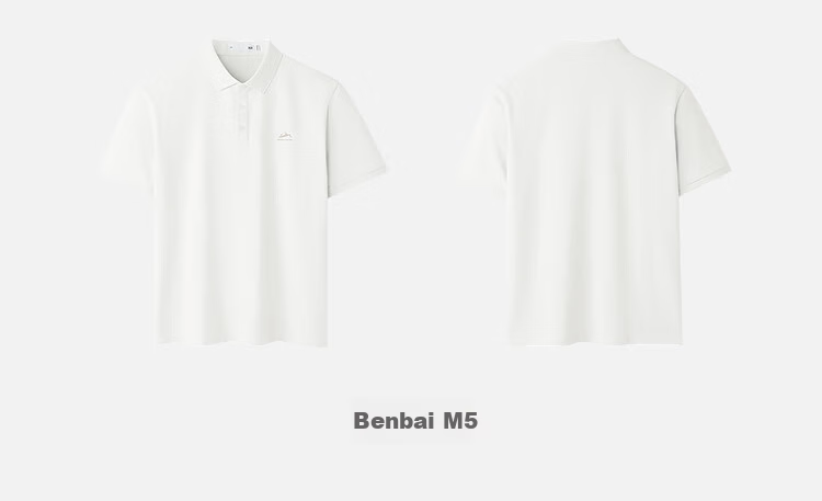 HLA Heilan Home Men's Short Sleeve Polo Shirt 26 Mountain Series Cool and Breathable Summer Short Sleeve 15