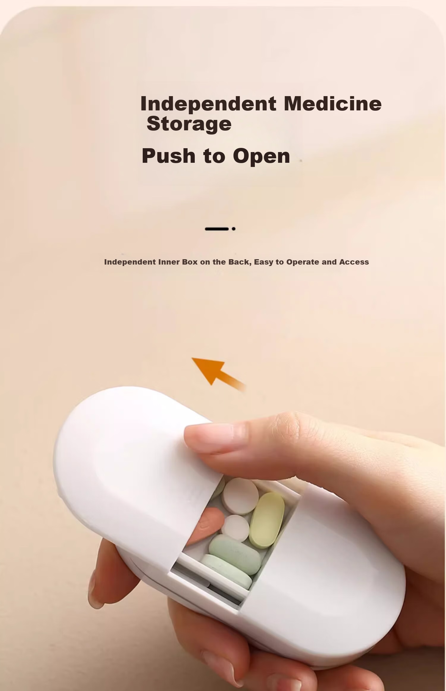 BaiCaoYuan Pill Cutter and Divider, Portable Medicine Tablet Splitter with Four Compartments 12