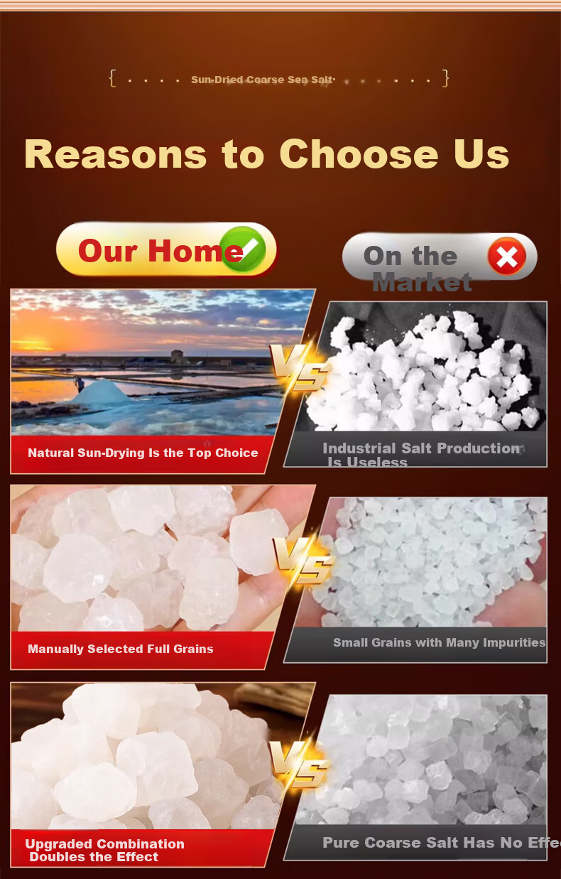 BinYue Coarse Sea Salt Purification Large Grain Sea Salt Ornament True Sea Salt Purification Demagnetization Bowl Ornament Housewarming Wedding Moving Bathroom 10