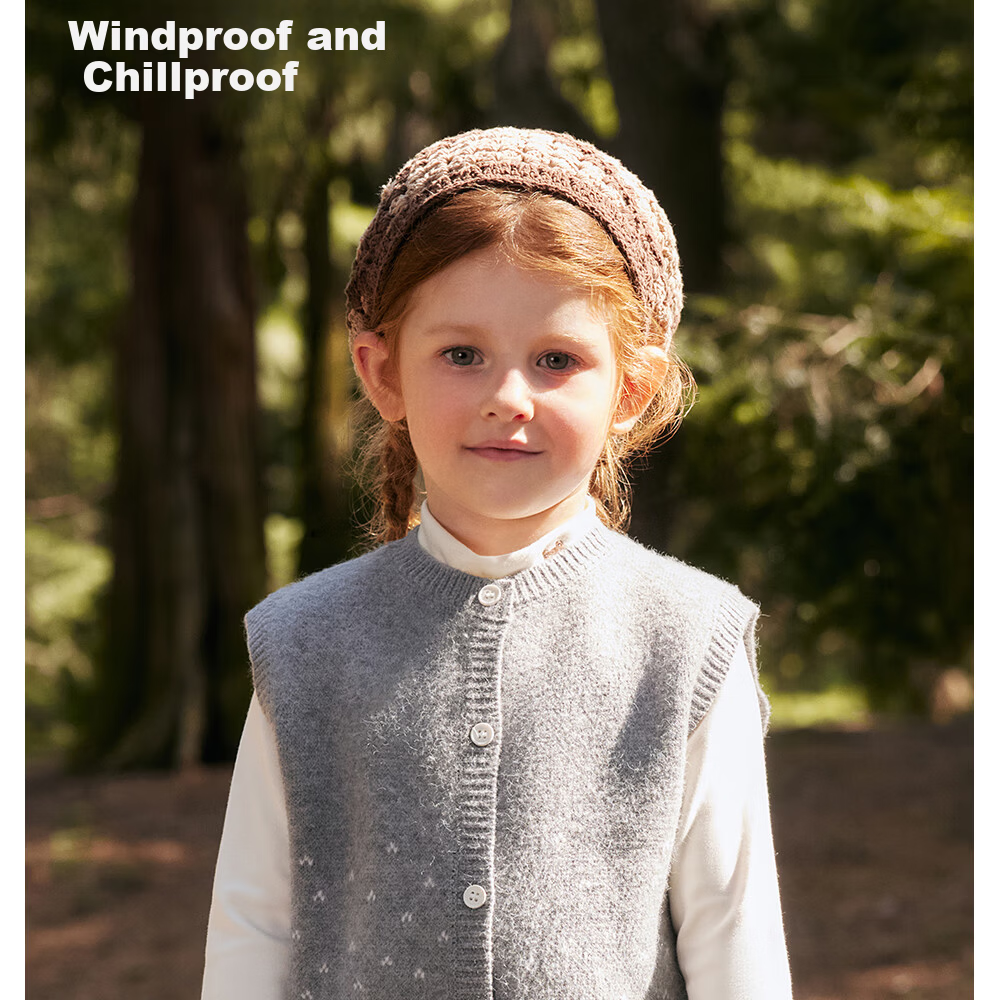 Beitais Kids Boys and Girls Spring Autumn Knitted Vest Cardigan Jacket Baby Toddler Sleeveless Sweater Vest 2