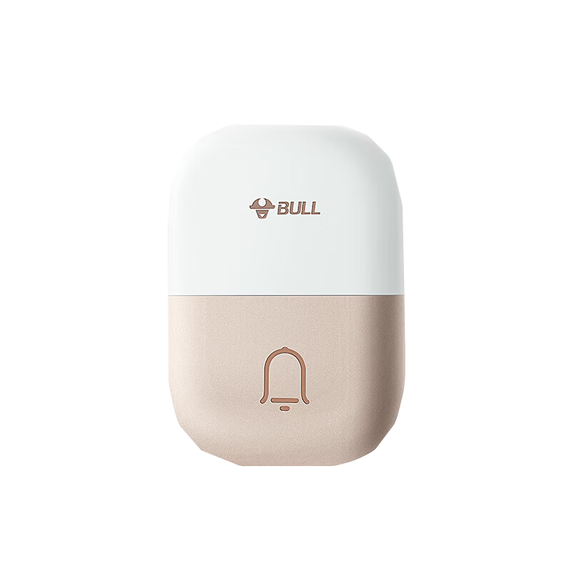 BULL Doorbell, Passive Wireless Doorbell, Wireless Remote Self-Powered Household Doorbell Switch Transmitter GWM03C