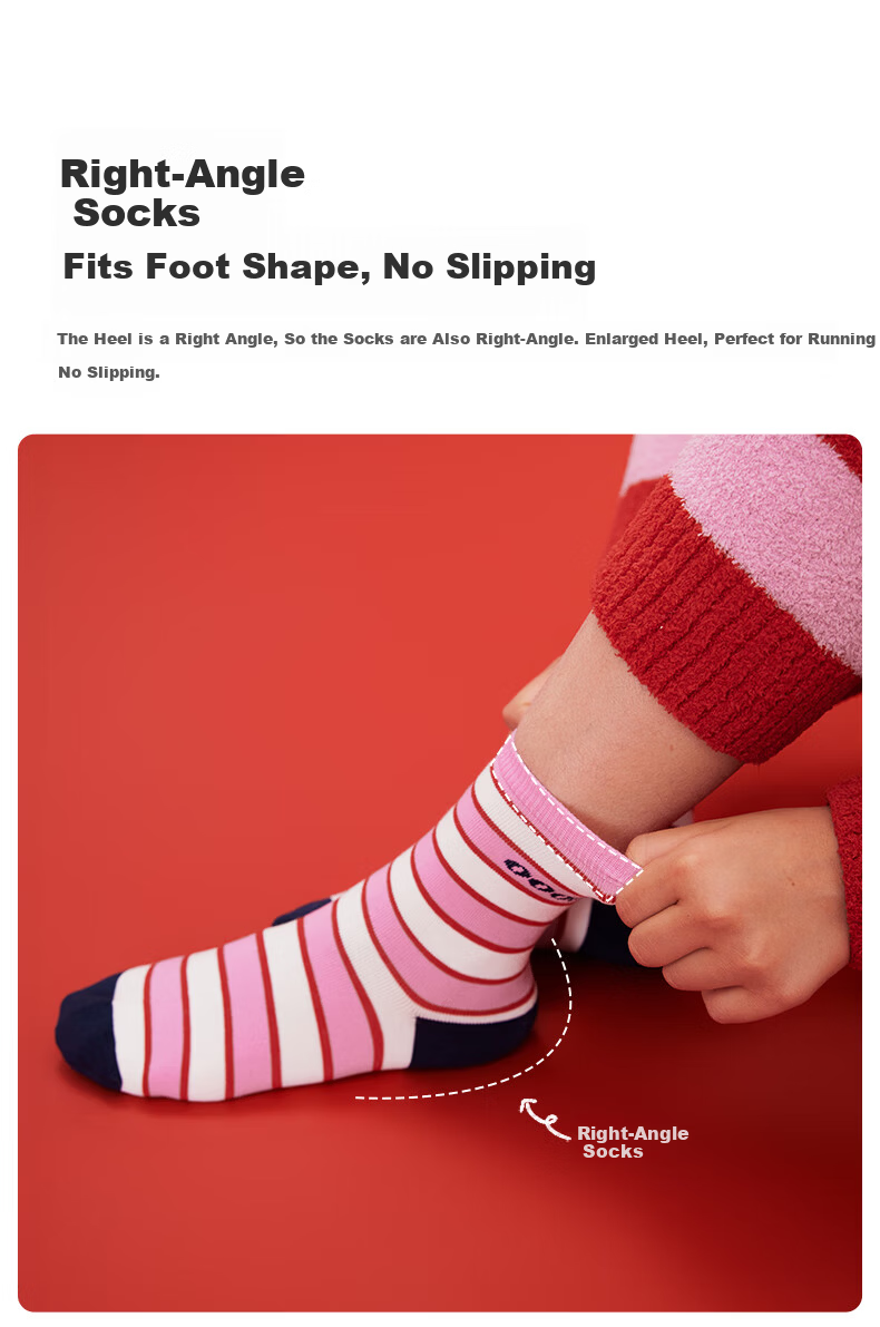 Like uu Children's Socks Gift Box Red New Year 2025 Developmental Period Primary School Student Gift for Boys and Girls 5