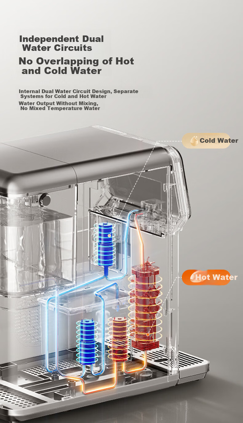 Joyoung Ice Maker and Water Dispenser Desktop UV Sterilization Instant Heating Multi-Level Adjustable Large Capacity Mineral Water Electric Kettle for Tea and Milk AJ3650 19