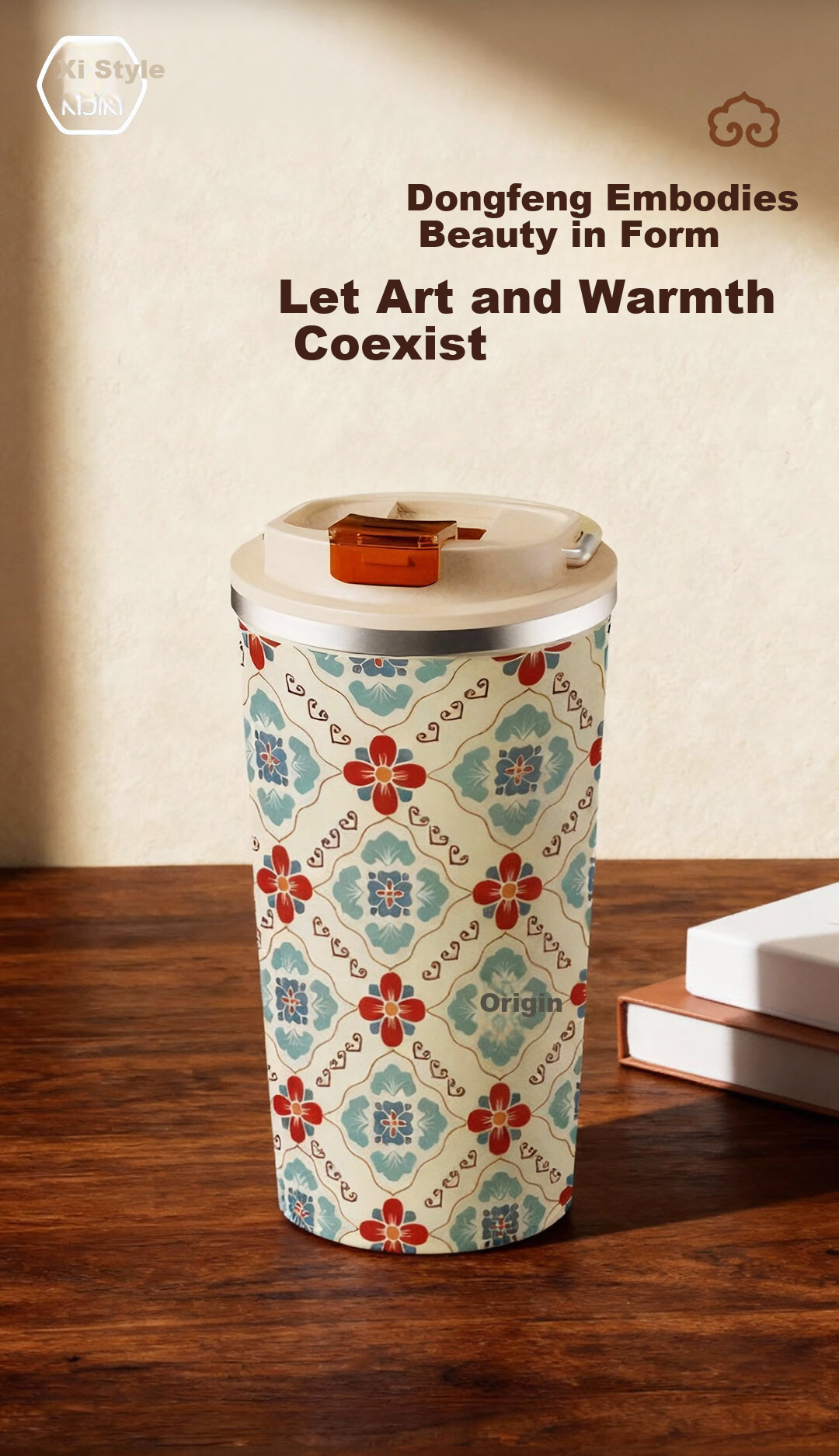 Xishi Insulated Tumbler for Women High-Value Ceramic Liner Coffee Cup Water Bottle Gift Birthday Mother's Day Present 5