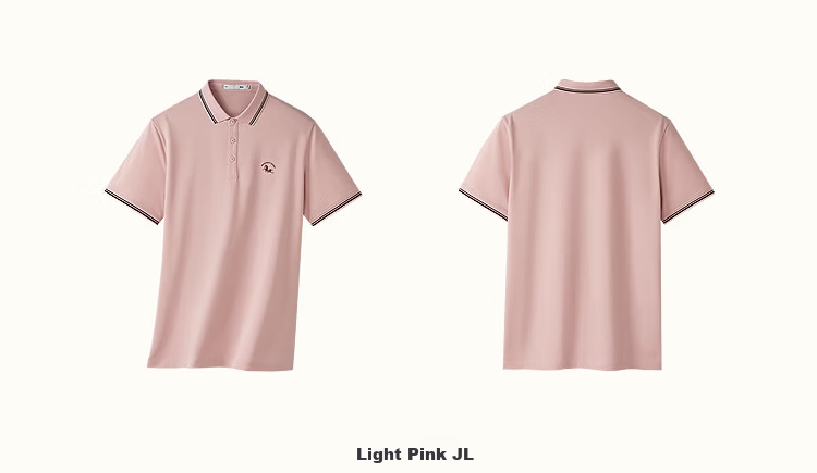 HLA Hailan Home Men's Polo Shirt 26 Year of the Horse Cool Color-Block Embroidered Collar Short Sleeve Summer 14