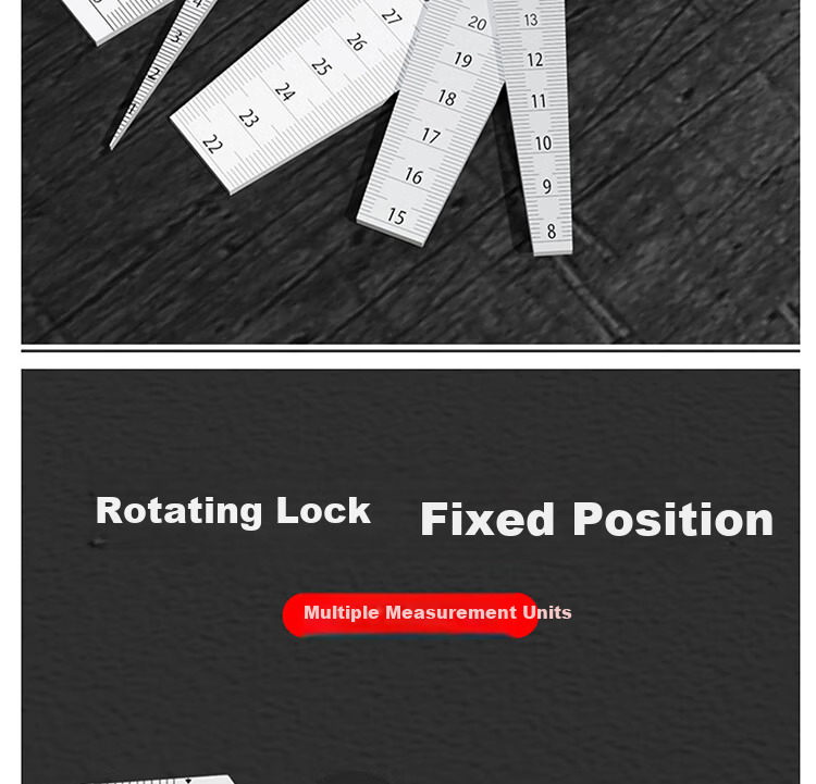 Mitz Stainless Steel Feeler Gauge Wedge Feeler Gauge Taper Gauge Hole Diameter Measuring Gauge 15-30mm 8