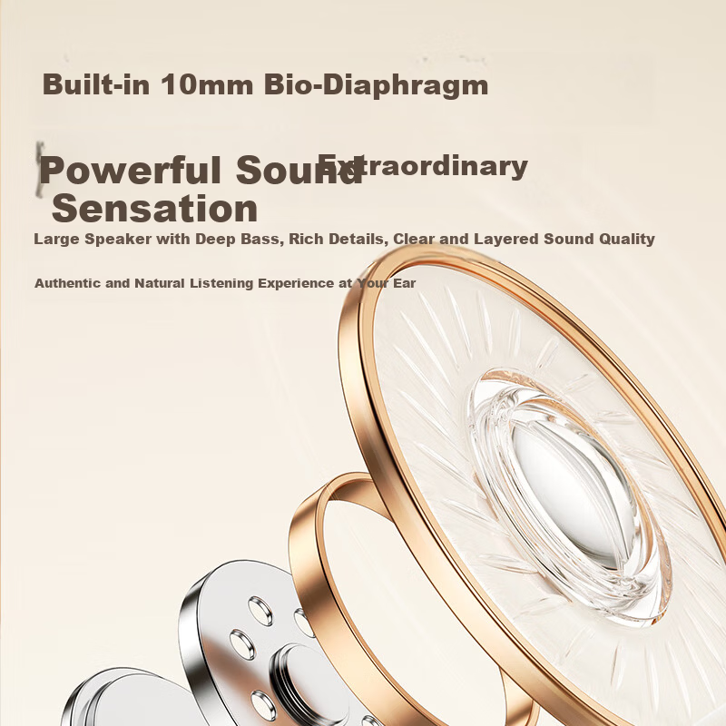 Lenovo Xiaoxin Macaron Semi-In-Ear Bluetooth 5.3 Wireless Earphones 10mm Bio-Diaphragm Long Battery Life Fast Charging Low Latency Gaming Comfortable Wear Pink