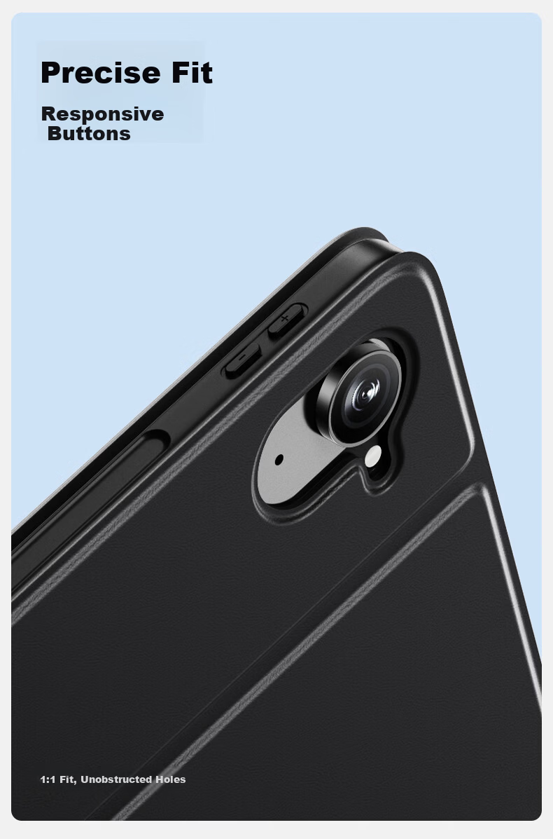 SmartDevil Compatible Redmi KPad Protective Case, Slim Kpad Cover, 360-Degree Rotating Full Coverage Universal Soft Case, Horizontal And Vertical Support Soft Shell, Black 14