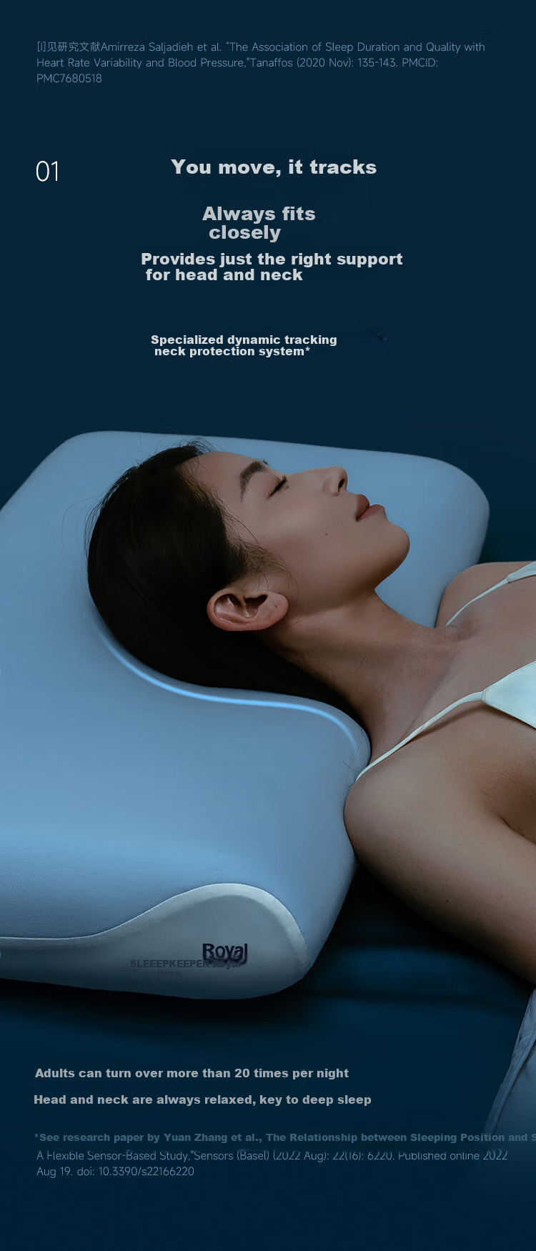 Huangchaojiasi Pillow, Deep Sleep Memory Neck Support Pillow, Cervical Pillow, Memory Foam Pillow Core, Class A Deep Sleep Special Pillow, M3 High Pillow 2