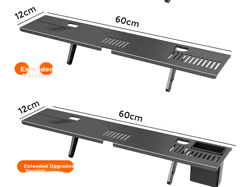 Beishi Set-Top Box Storage Rack TV Set-Top Box Holder Remote Control Organizer Router Stand Monitor Shelf Combo Set 17