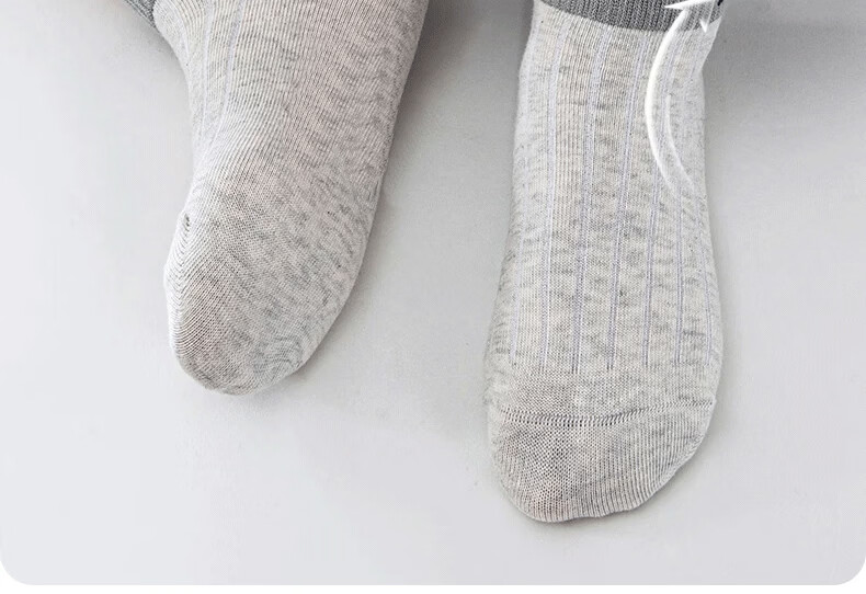 JEEP Kids Summer Thin Socks 100% Cotton 10A Antibacterial Odor-Resistant Mesh Breathable Sports Boys Socks for Older Children 1