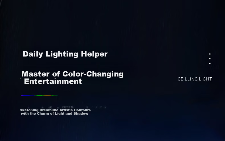 Dengling LED Tianjing Mirror Light Multi-Pastel Color Range Bedroom Dining Room Kids Room Clear Sky Light Gaming RGB Natural Light Ceiling Lamp 1