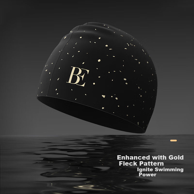 BALNEAIRE 2025 Adult Silicone Waterproof Swim Cap for Men and Women, Large Size for Long Hair Swimming Gear BYM067