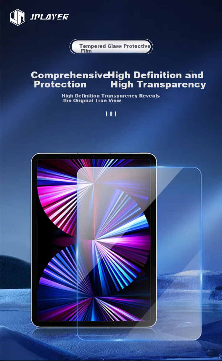JPLAYER Tempered Glass Screen Protector for Xiaomi Pad 6/6 Pro (2023 Model), 11-Inch Protective Film, Full-Screen High-Definition Glass, Anti-Fingerprint, Smooth, Shockproof, Scratch-Resistant 1