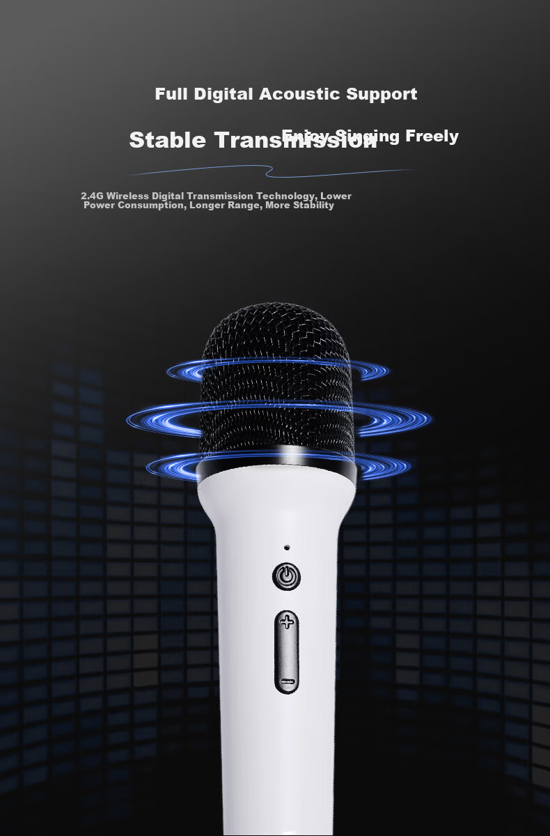 Changba K1 Wireless Karaoke Microphone KTV Singing Wireless Mic Dual Pack [Compatible with Xiaomi TV, Dongfeng Fengshen L8 Car, etc.] Please Check Compatibility Before Ordering 3