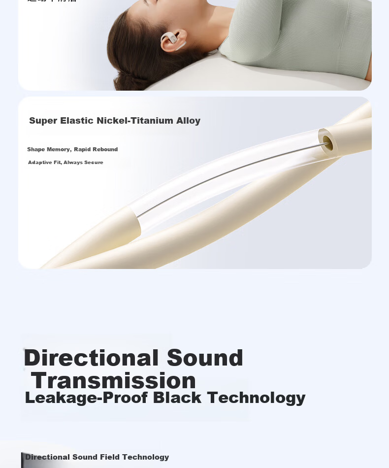 EDIFIER Zero Open Open-Ear True Wireless Bluetooth Earphones, Ear-Hook Design, Long Battery Life, Comfortable Fit, Compatible with Apple, Huawei, Xiaomi, Moonlight White 5