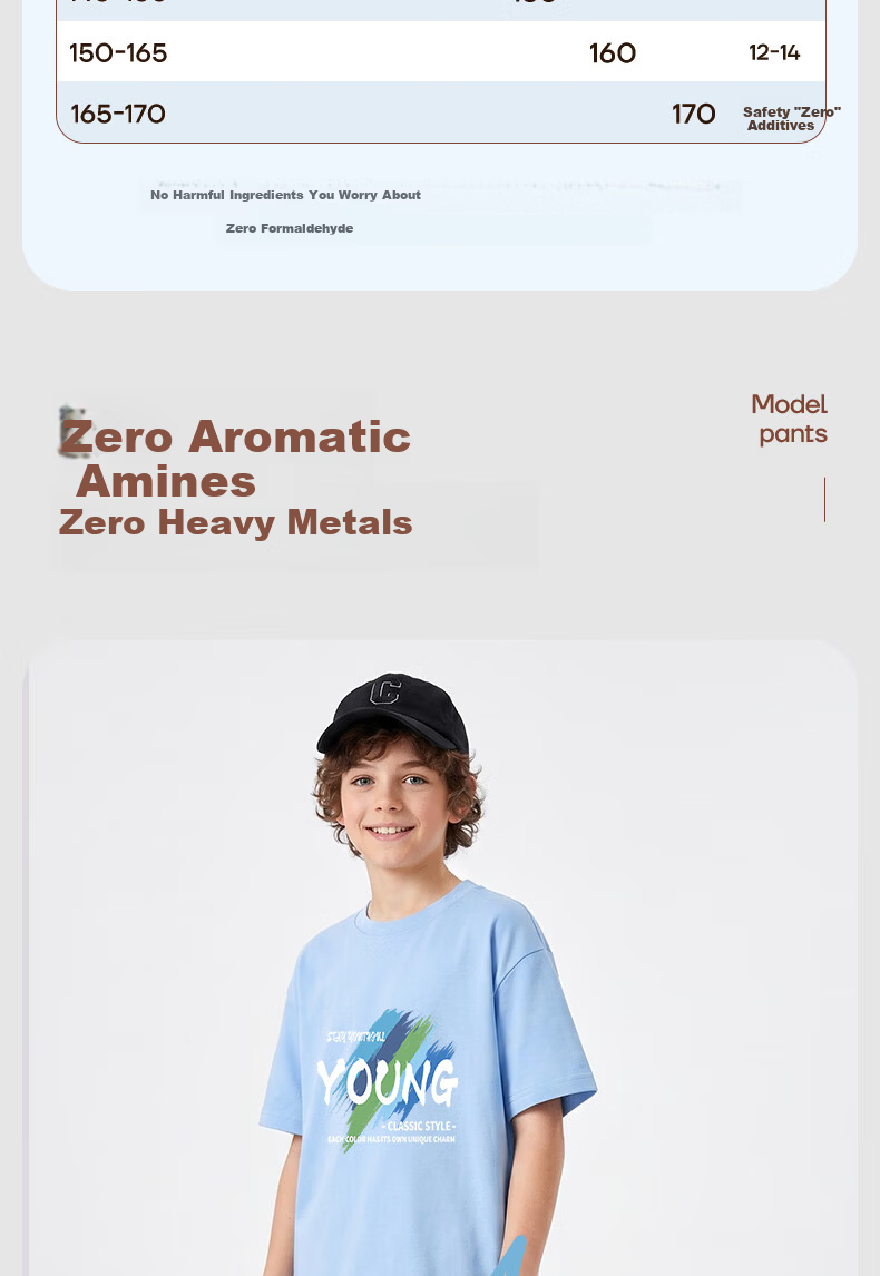 Baleno Boys' Summer Set, 2026 Style, Thin Short-Sleeve T-Shirt And Shorts Two-Piece Suit, Children's Sportswear for Summer 8