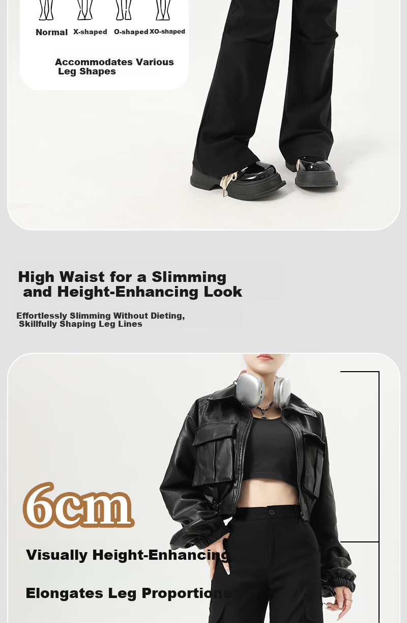 XUEXIMAN Women's American Style Workwear Flared Pants Summer New Ice Silk Quick-Dry Slim High-Waist Narrow Hem Trousers 6