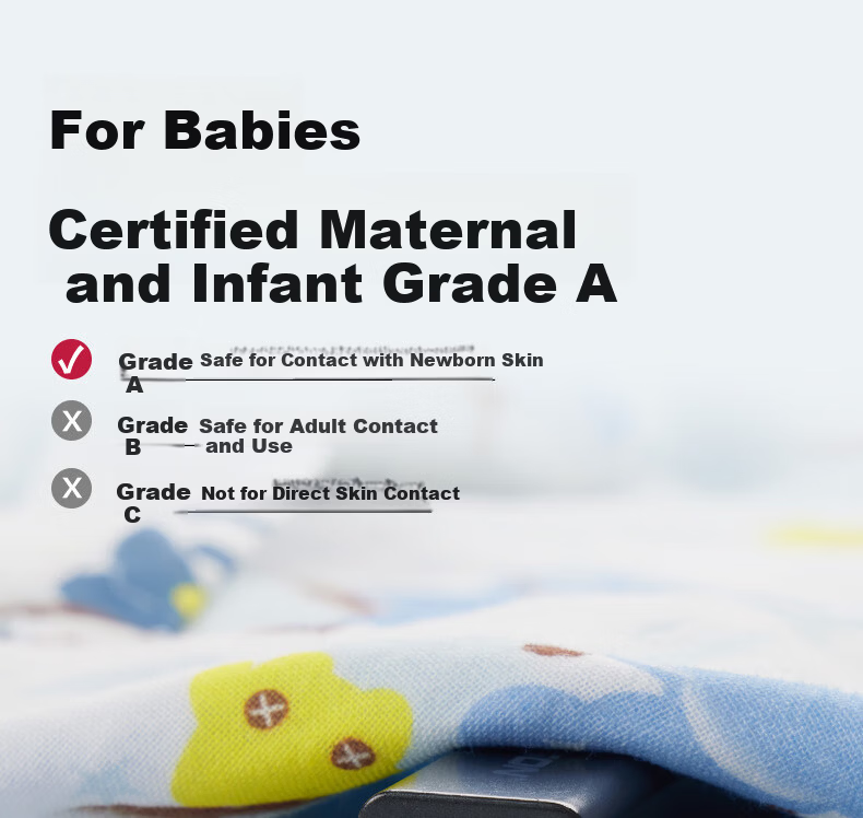 Babycare Newborn Cotton Swaddle Blanket Soothing Temperature-Regulating Delivery Room Infant Wrap Bubu Bear Moonlight Blue 90*90cm 14