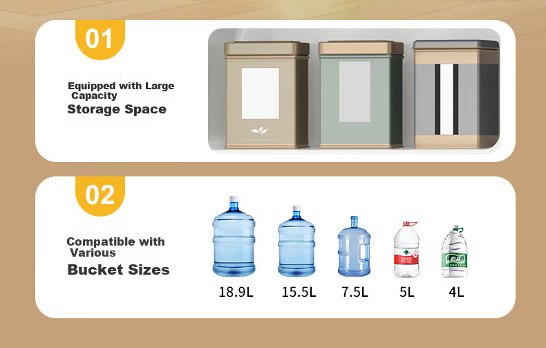 Royalstar Household Bottom-Loading Water Dispenser JD Self-Operated Voice-Controlled Tea Bar Machine Kettle Integrated Cooling and Heating CY2865D 12