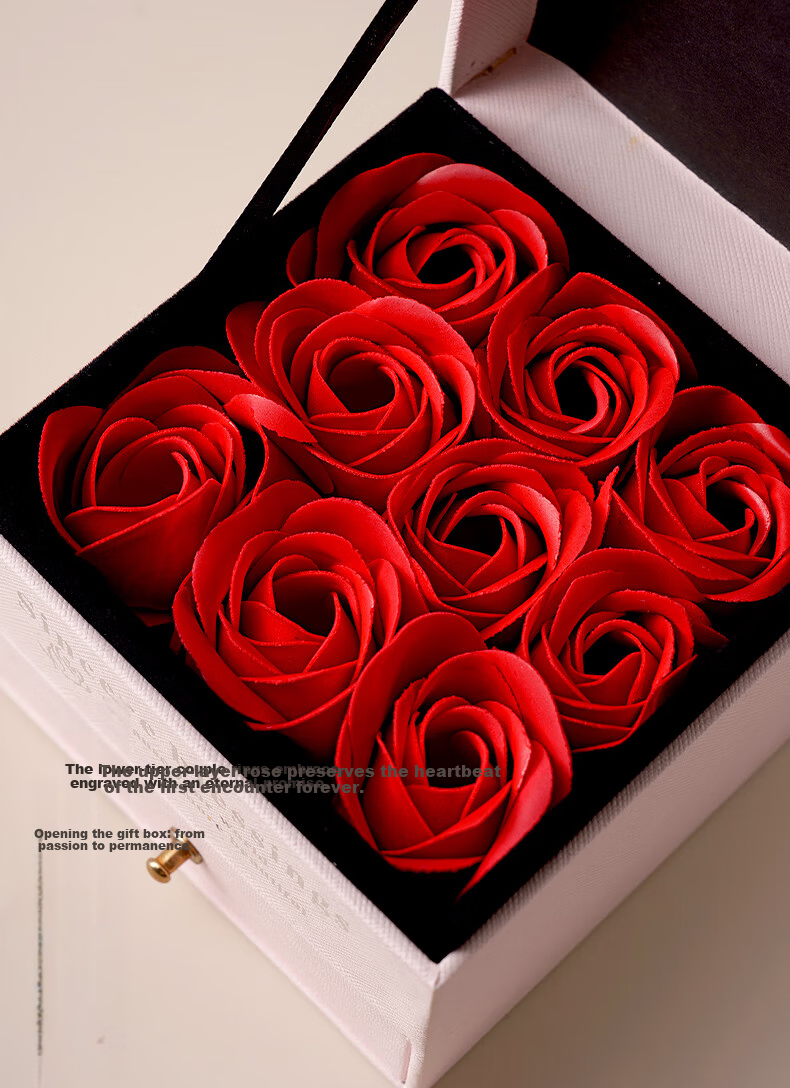 DESTINY TEMPLE "Matchmaker's Blessing" 925 Silver Heart Couple Rings Valentine's Day Rose Gift Box 9
