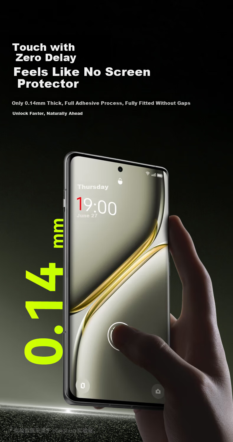 CangHua Screen Protector for Vivo X200Pro, Hydrogel Film, Non-Tempered Ultra-Sonic Fingerprint Unlock, Full Coverage, HD Protection Film, Anti-Fingerprint Protective Film, 2-Pack 11