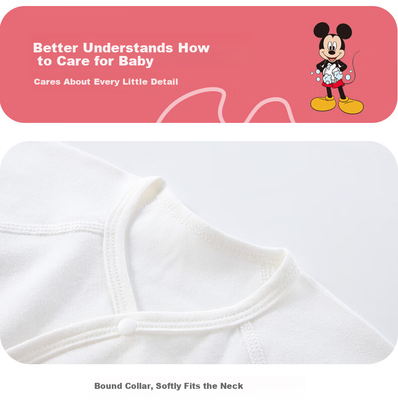 Disney Baby Newborn Cotton Romper Autumn Winter Jumpsuit 52cm 9