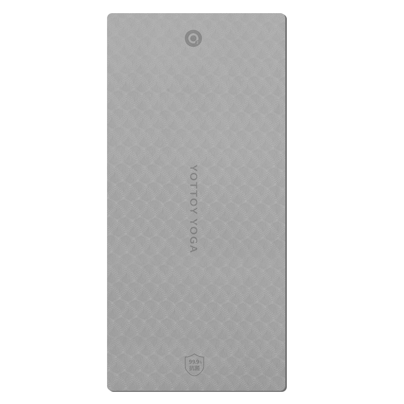 Yottoy Antibacterial Yoga Mat Fitness Mat 2m Extra Long Large Size Thickened Widened Non-Slip Shock Absorption Exercise Mat for Men and Women